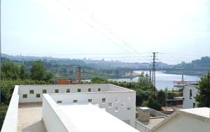 a view from the roof of a white building at Suite Room With Balcony and Douro Views in Valbom