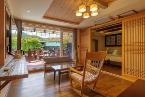 Posezení v ubytování Tongyeong Hansan Marina Resort