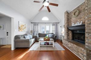 Posezení v ubytování Hudson House 1726 Broadripple