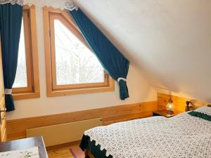 Postel nebo postele na pokoji v ubytování Chalupa u Golisov