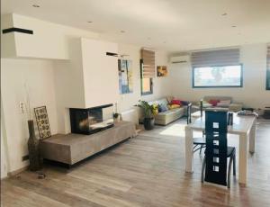 Ruang duduk di Manifique Villa de Antibes