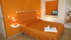 Postel nebo postele na pokoji v ubytování Antico Casale B&B