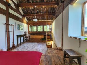 Postel nebo postele na pokoji v ubytování Secret Moon Guesthouse