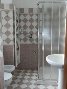 Ένα μπάνιο στο Hotel Antico Distretto