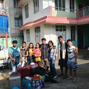 Επισκέπτες που μένουν στο Syngkrem Hostel for Travellers Backpackers Meghalaya