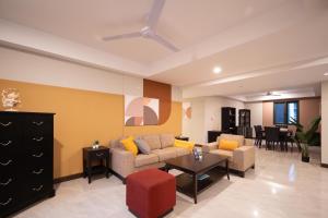 Posezení v ubytování Cove Rumaya