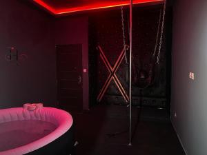 Et badeværelse på Sweet home appart & extase room