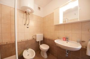 Koupelna v ubytování Apartment Vrba