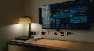 TV a/nebo společenská místnost v ubytování IU Hotels Xinzhou Bus Terminal