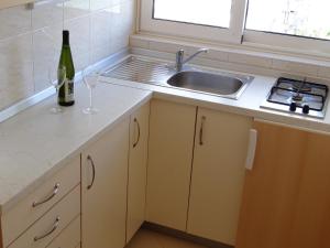 Kuchyň nebo kuchyňský kout v ubytování Apartments Feniks + 37 fotografií