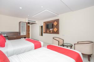 Postel nebo postele na pokoji v ubytování Super Hotel O Ivy Dew Drops