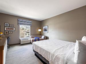 Hampton Inn And Suites Logan, Ut客房内的一张或多张床位
