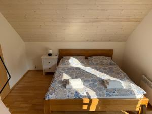 Postel nebo postele na pokoji v ubytování Apartmán U Venuše