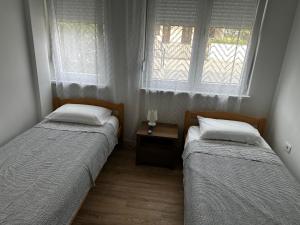 Postel nebo postele na pokoji v ubytování Croatiaumag