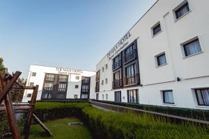 a view of the back of a building at The Max Hotel Sandton in Johannesburg