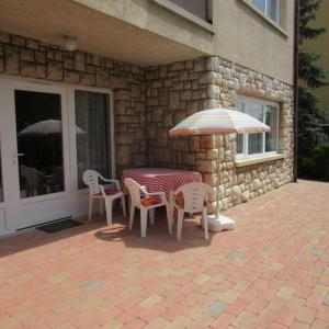 Patio nebo venkovní prostory v ubytování Mecsek Vendégház