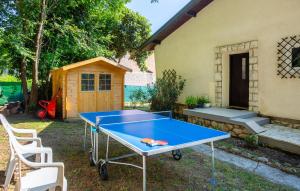 オミサリにあるOne Bedroom Beautiful Home In Omisaljの家屋裏庭卓球台 +20枚の写真