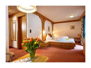 Letto o letti in una camera di Linserhof Bed&Breakfast
