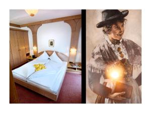 Letto o letti in una camera di Linserhof Bed&Breakfast