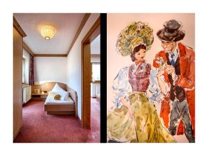 Letto o letti in una camera di Linserhof Bed&Breakfast