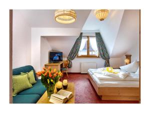 Letto o letti in una camera di Linserhof Bed&Breakfast