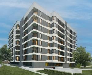an architectural rendering of an apartment building at Ilidža Residence Luxury Apartment in Sarajevo