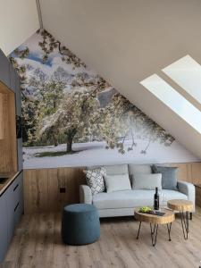 Posezení v ubytování Gora Luxury Apartments