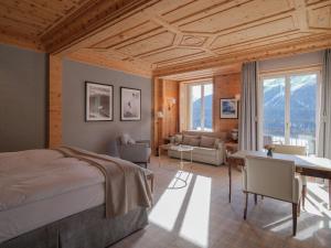 Зона вітальні в Kulm Hotel St. Moritz