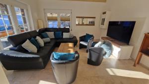 Posezení v ubytování Zum Lerch Penthouse