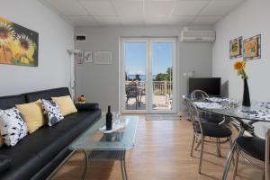 Χώρος καθιστικού στο Apartman Noel s terasom i parkingom