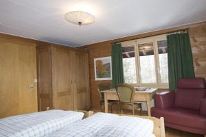 Postel nebo postele na pokoji v ubytování Chalet Cresta di Saas