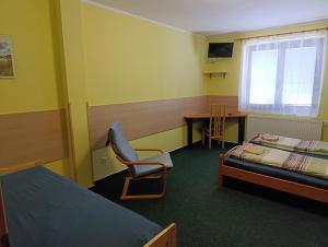 Postel nebo postele na pokoji v ubytování Pavilon v ráji