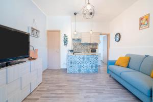 Una cocina o cocineta en Blu Island Marzamemi