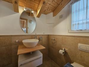 Koupelna v ubytování Chalet Renu