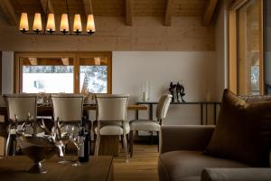 Posezení v ubytování Berghof Penthouse