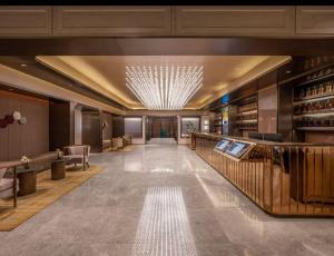 Jingdong Headquarters Crystal Orange Hotel, Yizhuang, Beijing休息區
