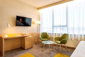 TV a/nebo společenská místnost v ubytování Hotel Tartu