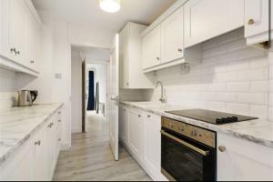 Η κουζίνα ή μικρή κουζίνα στο City Apartment