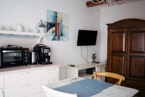 Kuchyňa alebo kuchynka v ubytovaní Mikulov Apartmány MAGISTR