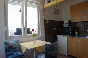 Kuchyň nebo kuchyňský kout v ubytování One Bedroom Apartment