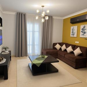 Χώρος καθιστικού στο Quiet and distinctive apartment with a wonderful v