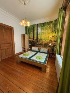 Posezení v ubytování Gästezimmer am Hansaplatz