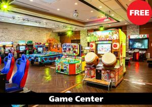 a game center with arcade games and video games at Anda no Mori Osaka Tennoji Tower Near Namba - Family Kids Concept in Osaka