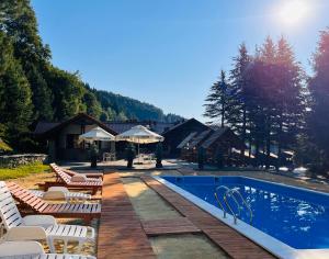 Výhľad na hory alebo výhľad na hory priamo z of the bed and breakfast