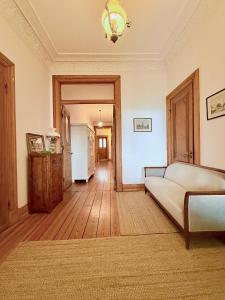 Postel nebo postele na pokoji v ubytování Gästezimmer am Hansaplatz