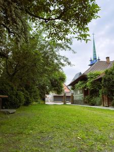 瑟彭察ILEANA Săpânța的教堂前的院子