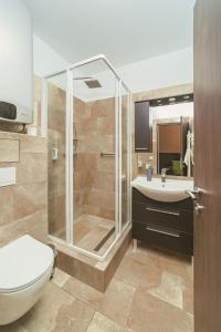 Koupelna v ubytování Park Hotel Bükfürdő