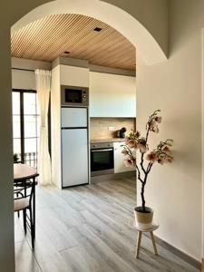 O bucătărie sau chicinetă la Elegante apartamento boutique a 5 min del metro +13 fotografii