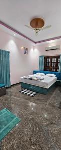 Ένα ή περισσότερα κρεβάτια σε δωμάτιο στο Premium Service apartment