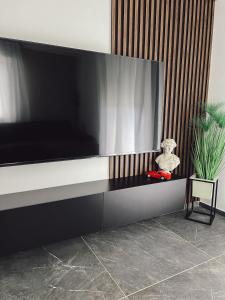 TV a/nebo společenská místnost v ubytování Comodo e Moderno Vicino Mare e Città